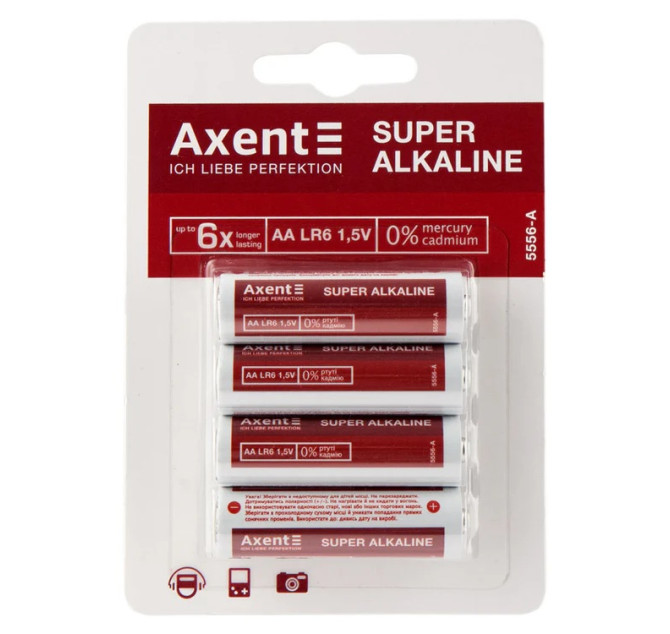 Батарейка Axent АА 4 шт/пач