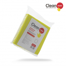 Серветки віскозні Clean Point PRO жовті 10 шт/пач