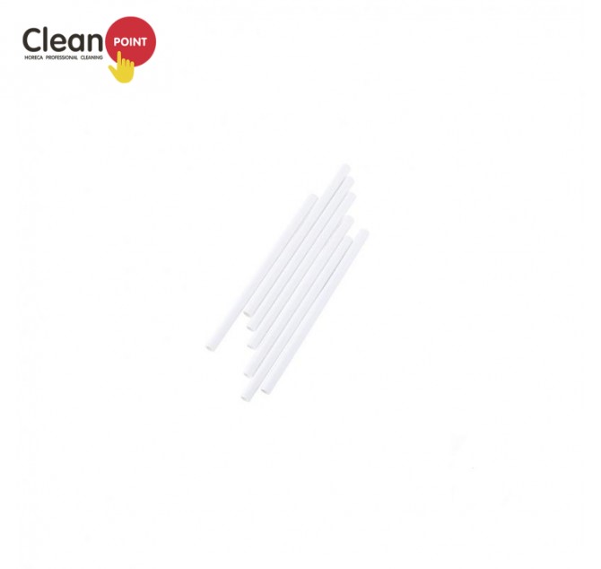 Соломка паперова Clean Point біла 204мм D-06 50 шт/пач
