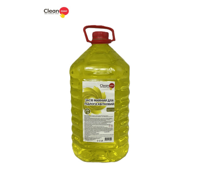 Миючий засіб для підлоги Квітковий Clean Point 5л