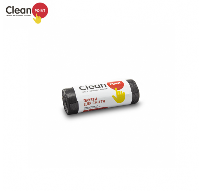 Пакети для сміття Clean Point PRO 60 л 40 шт/рул